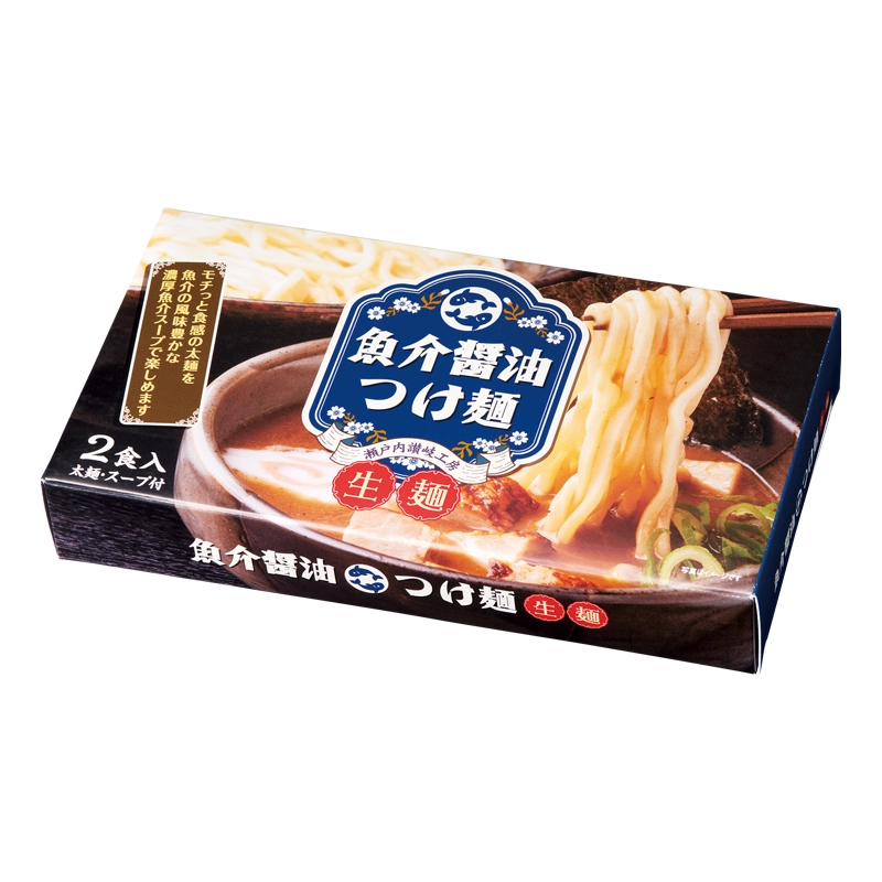 太麺　魚介醤油つけ麺2食入【軽減税率対象】